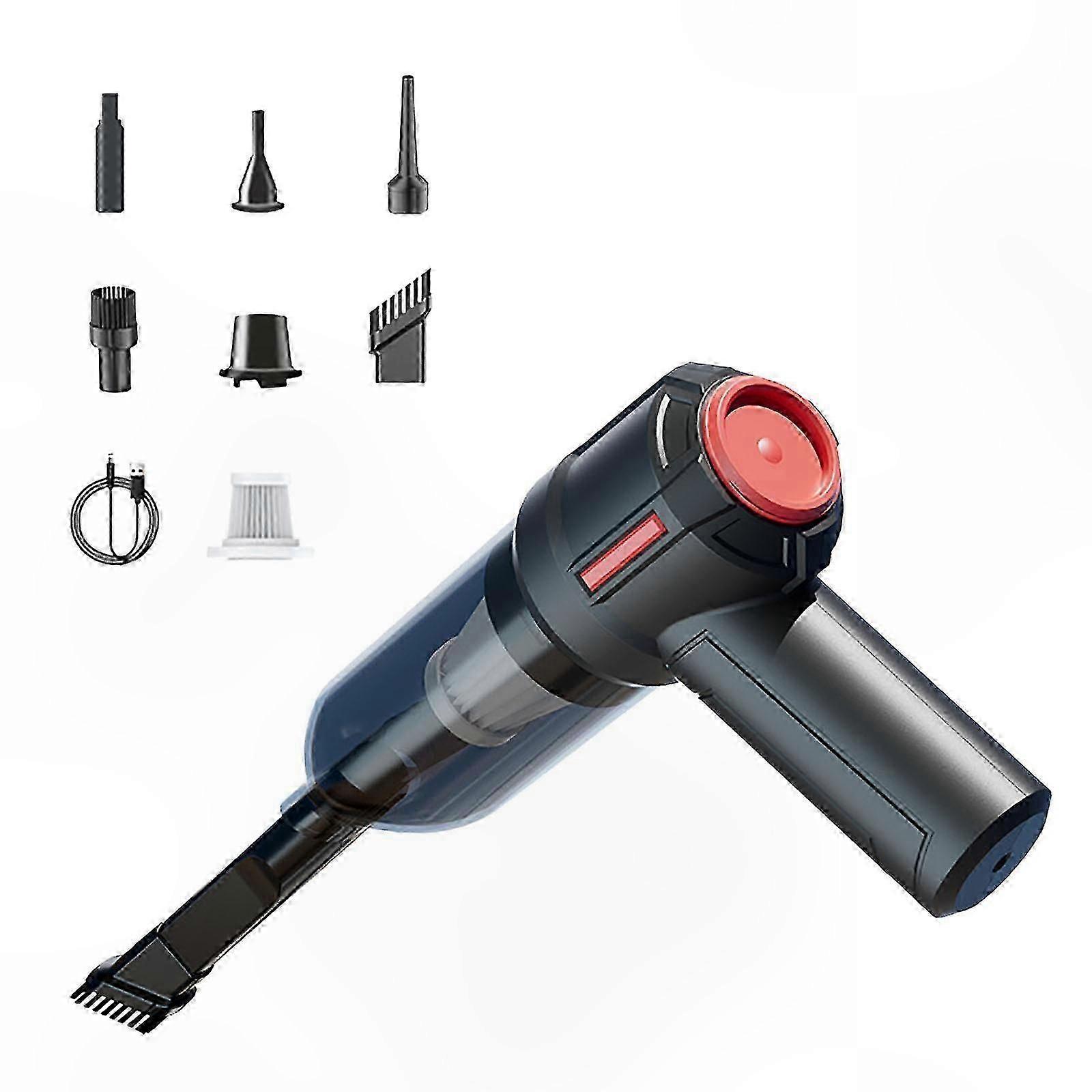Handheld Window Vacuum Cleaner for Home and Car Use with Powerful Suction and Compact Design for Small Gaps