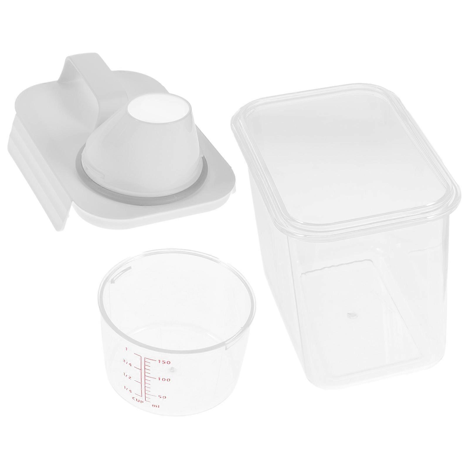 Laundry Detergent Dispenser for Storage Use Plastic Container 1.1L