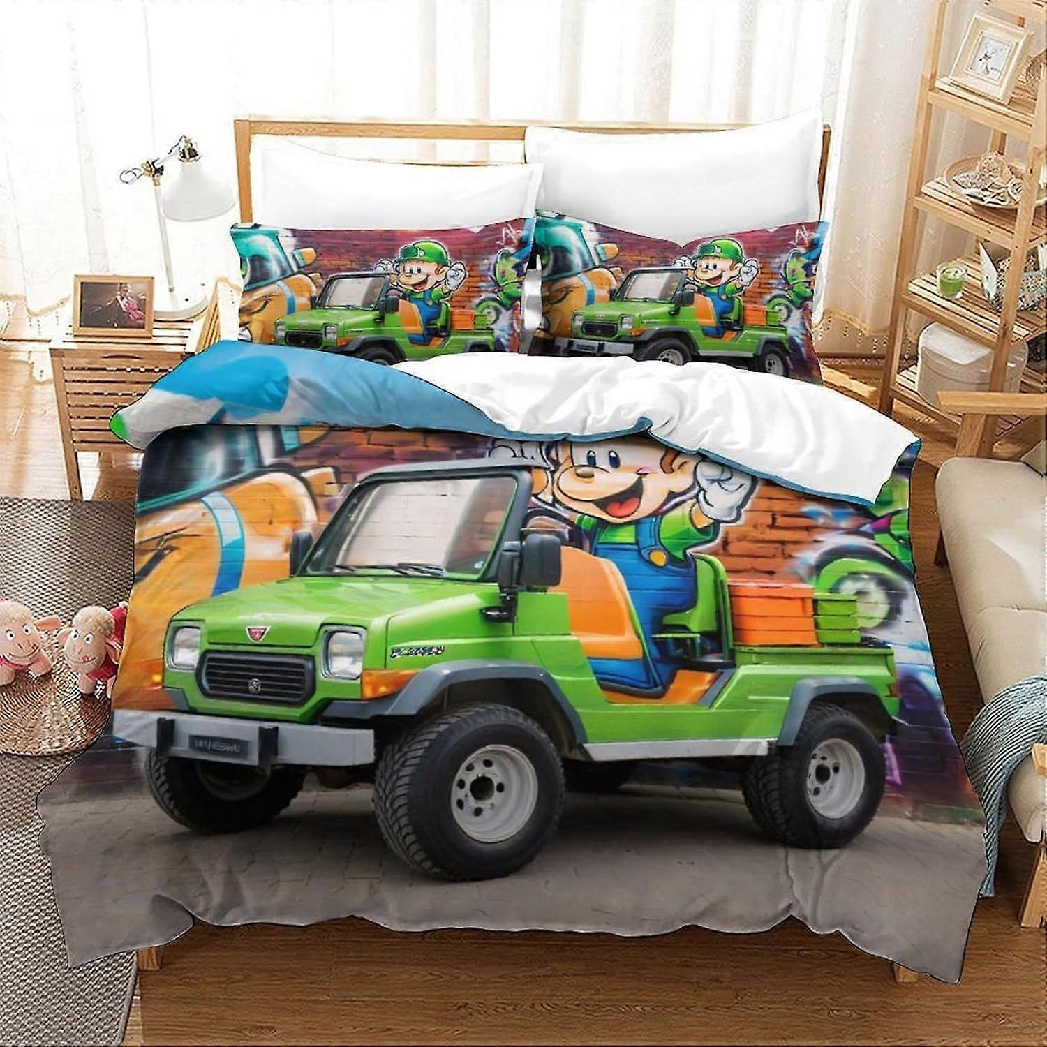 Zestawy poszewek na kołdrę z kwiatowym nadrukiem 3 szt. Jakość hotelowa Poszwa na kołdrę Zestawy pościeli Pokrowce na łóżko z poszewkami na poduszki z zapięciem na zamek błyskawiczny Ultra miękkie hipoalergiczne Micro