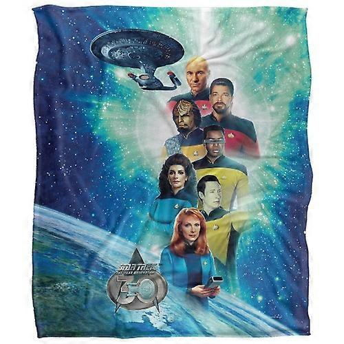 Star Trek 30 Silky Crew Supersoft Blanket