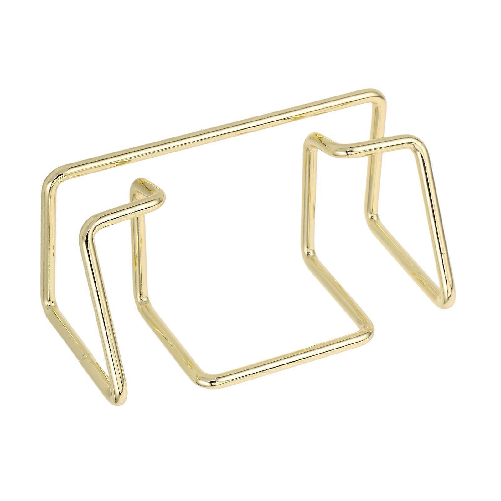 Iron Business Card Card Holder Racks Home Desktop Organization Sleek Design Professionals 3.9×2×1.9in Easy Access 1Pack