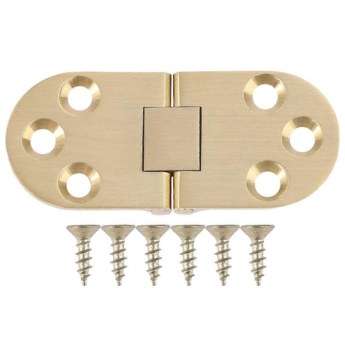 Cupboard Hinges Solid Brass Hinges with Screws for Connecting Table