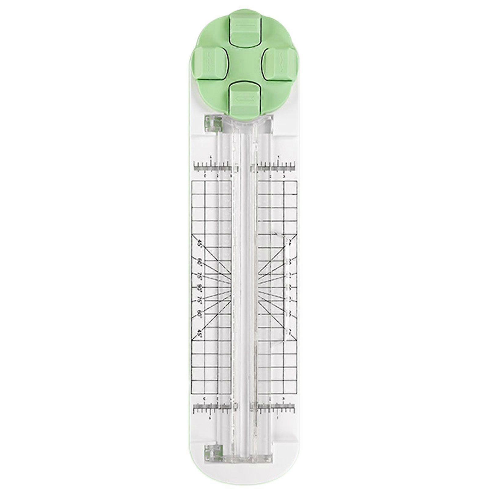 4-in-1 Multi-Function Paper Trimmer, Craft Paper Cutter, Straight, Wavy, Perforation and Crease Blade, for A4 Photos Cards Scrapbooking