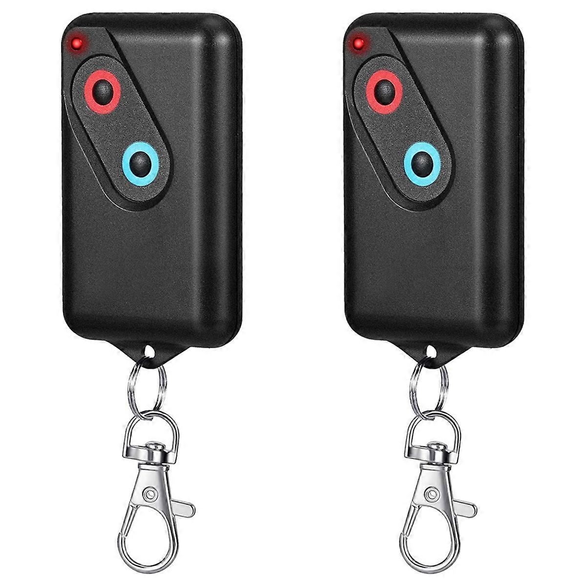 2Pieces Garage Door Remote,2 button Garage Door Remote Transmitter