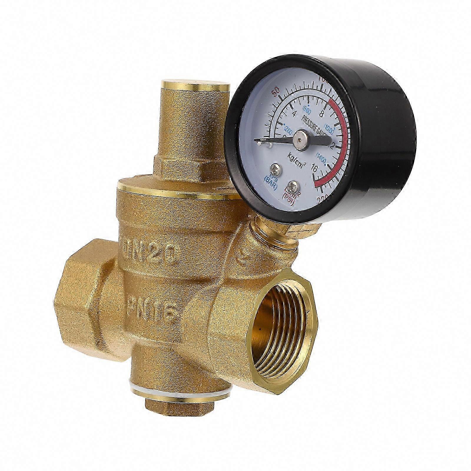 Solar Round Pressure Reduction Water Pressure Regulator Valve 1Pc