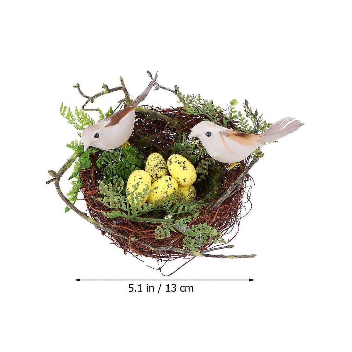Artificial Bird Nest Simulation Bird Nest Decoration for Event