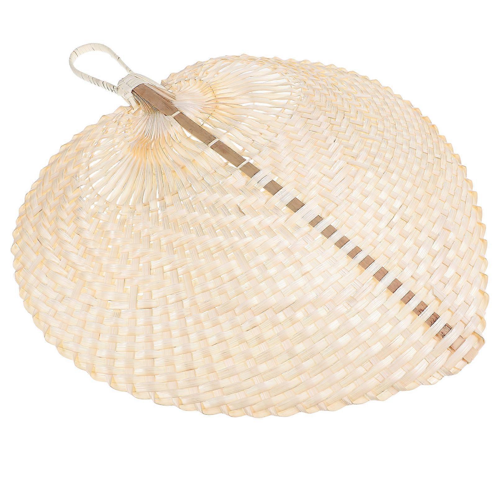 Handheld Fans Bamboo Paddle Fan for Cooling 4Pcs Heart-Shaped Vietnam Fans