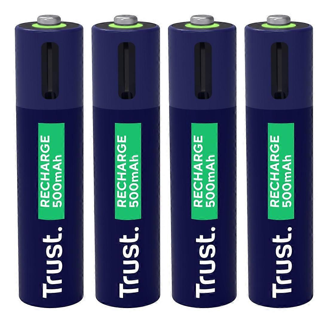 Trust 25671 - Wiederaufladbare AAA-Batterien, 4 Stk.