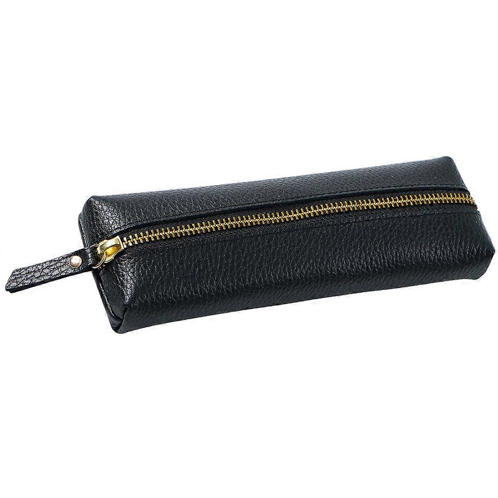 Makeup Brush Bag Pencil Bag for Storage 2Pcs Convenient Black