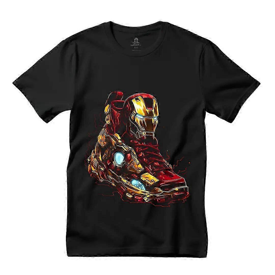 Iron Man Sneakers T-shirt: Embrace Superhero Style Rockinstone