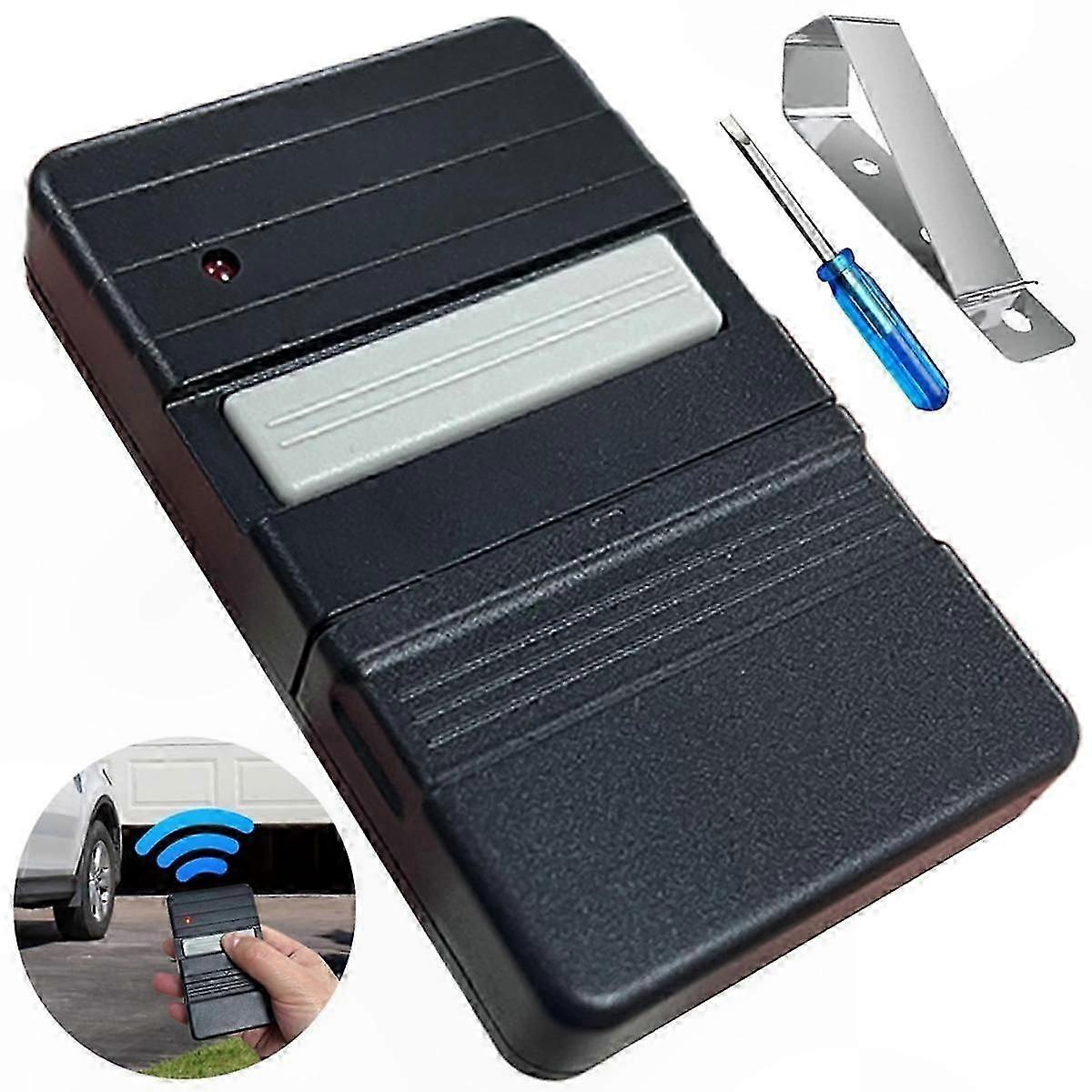 Genie 390MHz Garage Door Opener Remote Control with 9-12 Dip Switch for Overhead Door Sensors