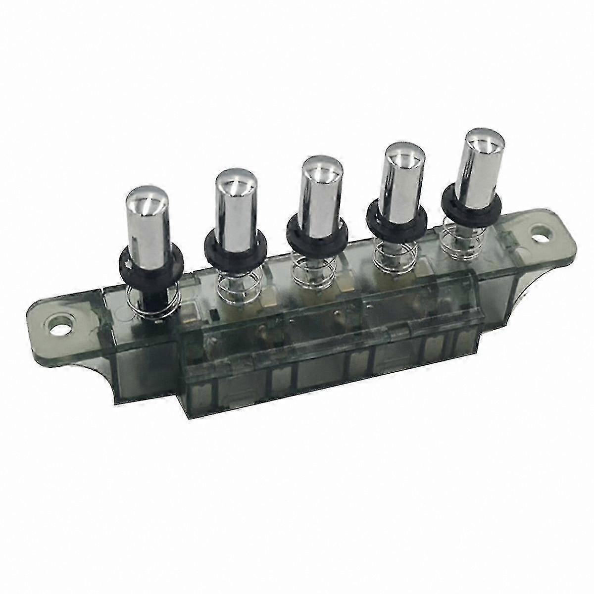 5-Button Control Panel for Range Hood, AC 250V 4A Keyboard Switch Replacement