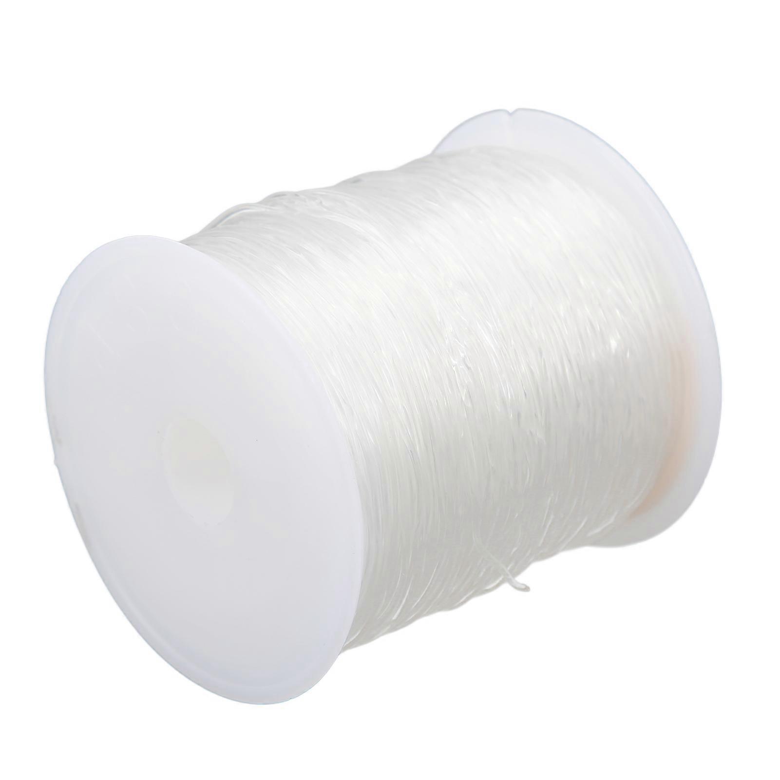 0.8mm Transparent Elastic Nylon String Cord 100m for Jewelry