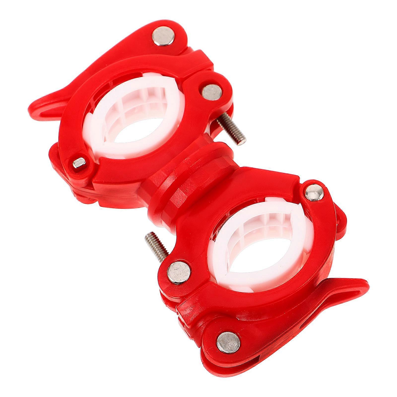 Universal Bike Flashlight Holder Mount Clamp for Cycling 4Pcs Set