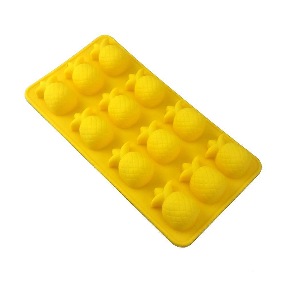 Silicone Candy Mold Pineapple Shape for Kitchen 2Pcs Nonstick Moulds