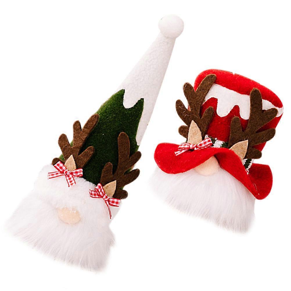 Gnome Doll Hanging Decor for Christmas Decoration 4Pcs Assorted