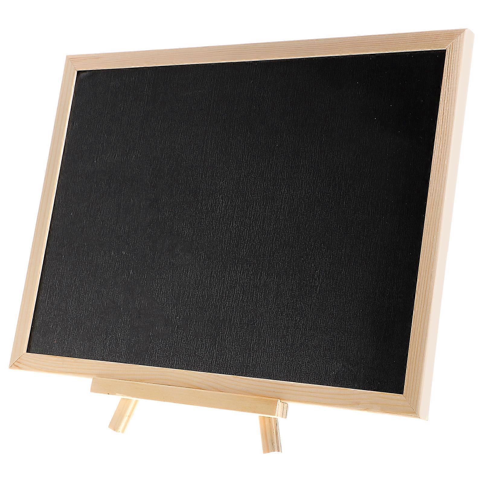 Black Chalkboard Message Board for Leaving Messages 4Sets with Desktop Support