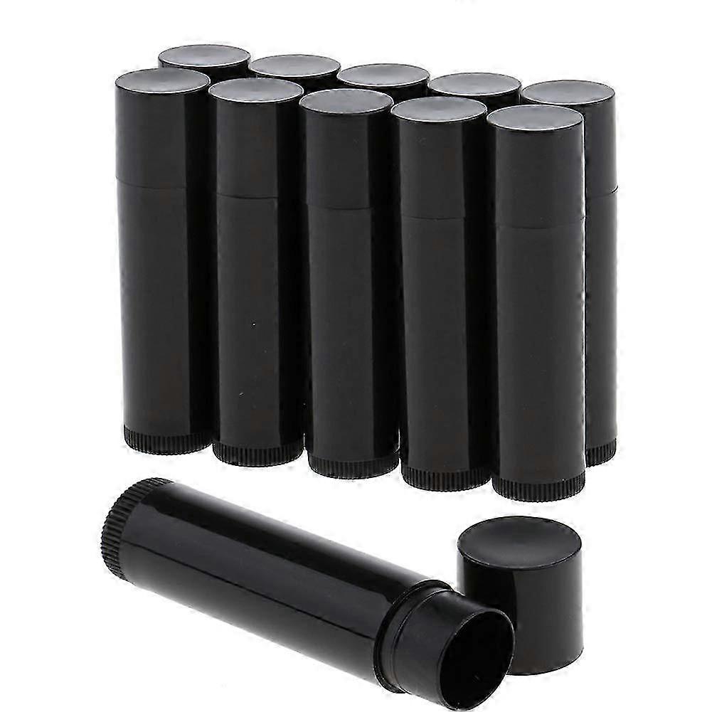 50 Pieces Empty Lip Balm Tubes for DIY Lip Care, Plastic Containers with Caps
