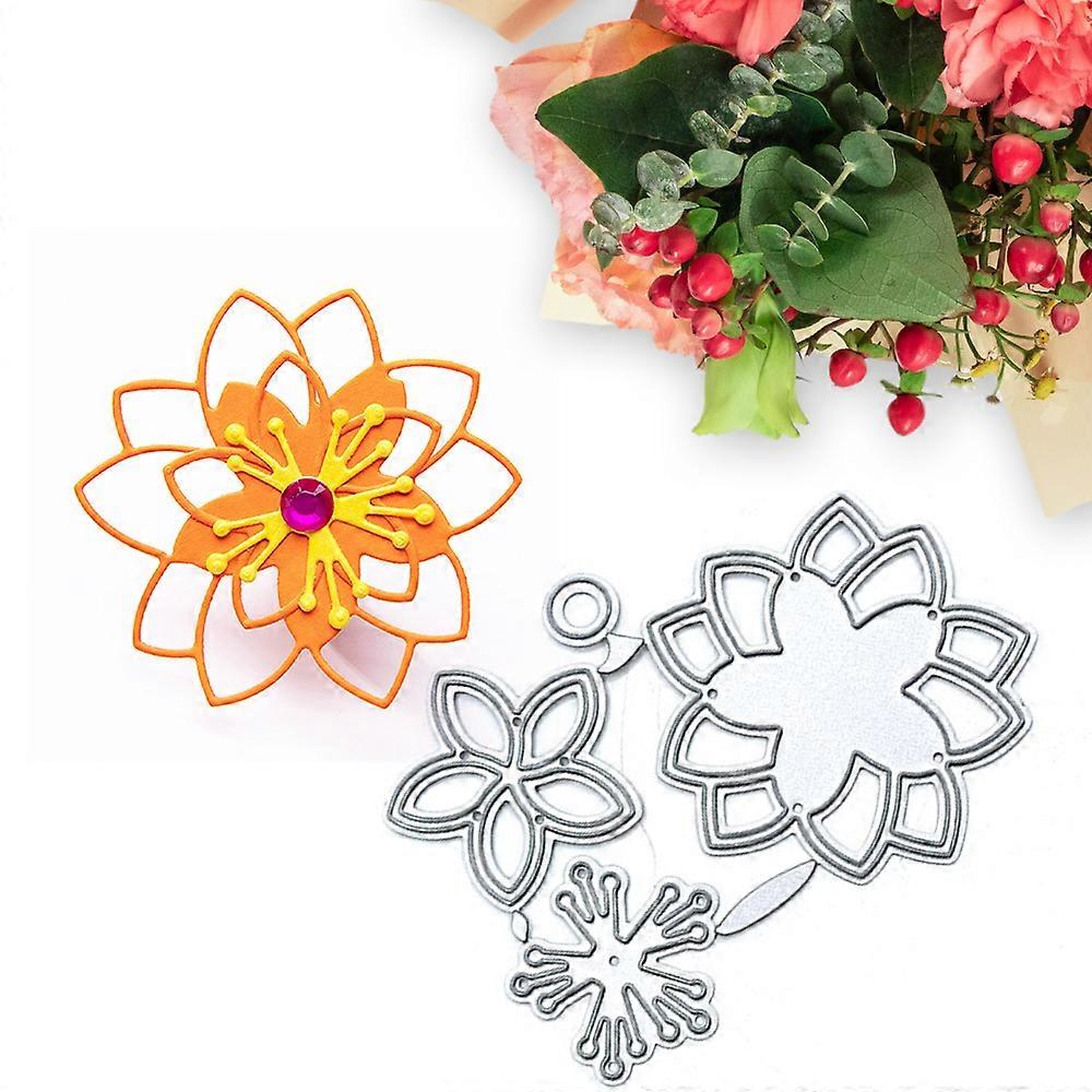 1PC Metal Cutting Dies Flowers Die-cut Crafts Stencil Tool for DlY Handmade Scrapbook Cards