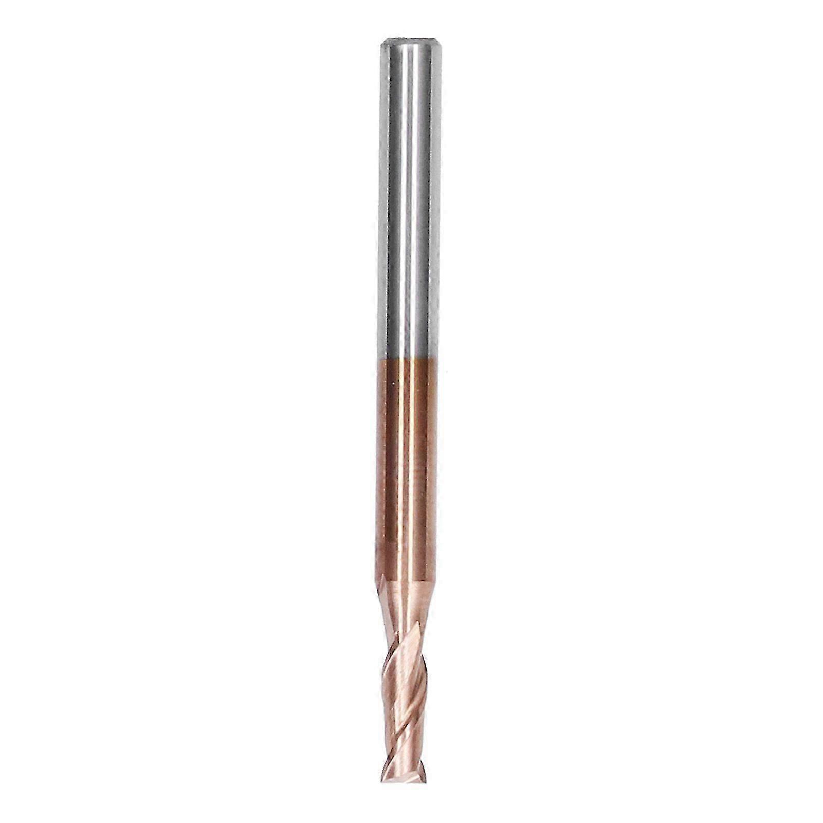 High quality  2-edge flat bottom tungsten steel milling cutter bronze for carbide tool end