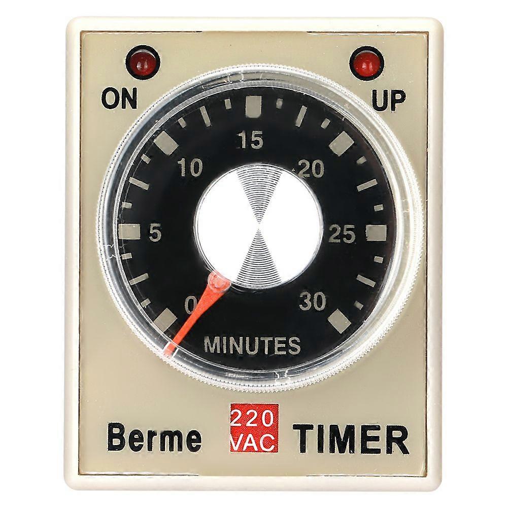 220VAC 30Minutes Power On Delay Timer Time Relay AH3-3(30M)