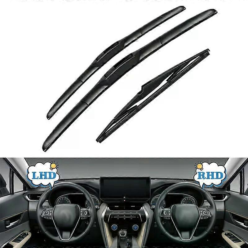 Applies to Front Rear Wiper Blades Set Kit For Suzuki Vitara Escudo Nomade Grand Vitara 2005 - 2017 Windshield Window Windscreen 19"19"12"