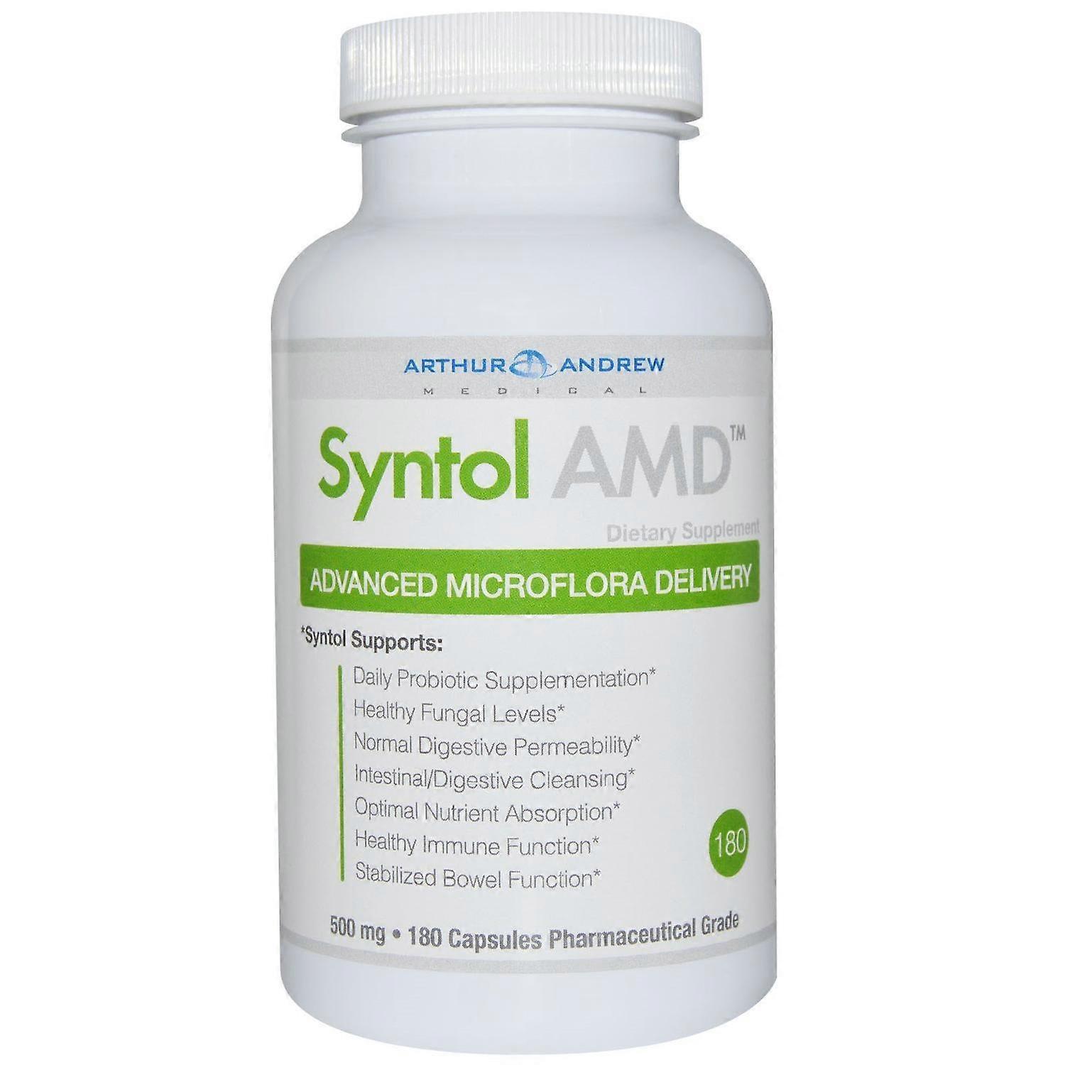 Arthur Andrew Medical, Syntol AMD, Advanced Microflora Delivery, 500 mg, 180 Cap
