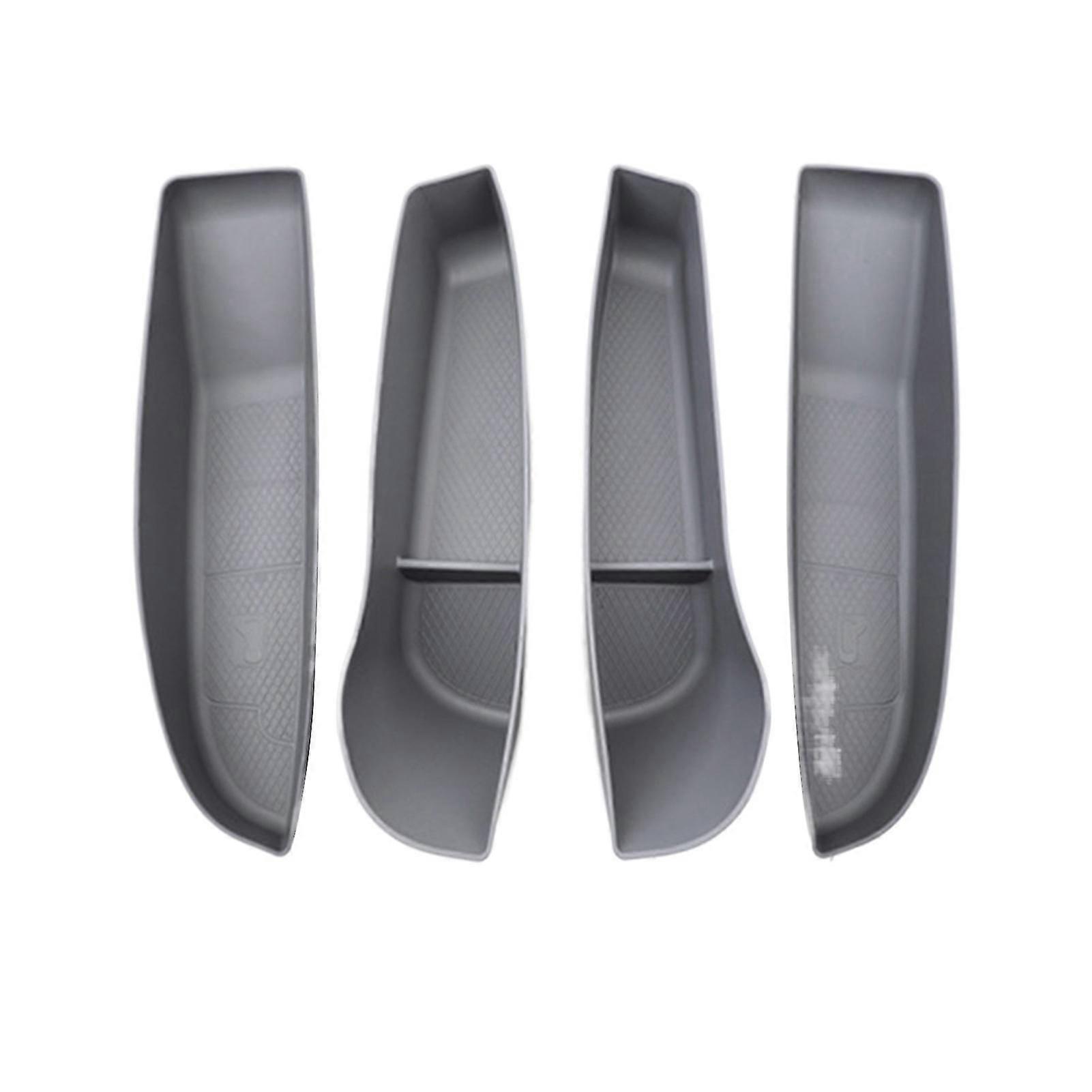Car Door Side Storage Box Organizer Tray Large Capacity Waterproof Easy to Clean Door Handle Armrest Storage Box for Tesla Model 3
