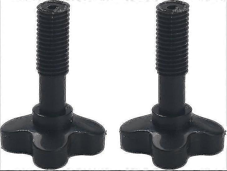 2pcs Plastic Fixing Screws Black M12 For Garden Swing Canopy Frame