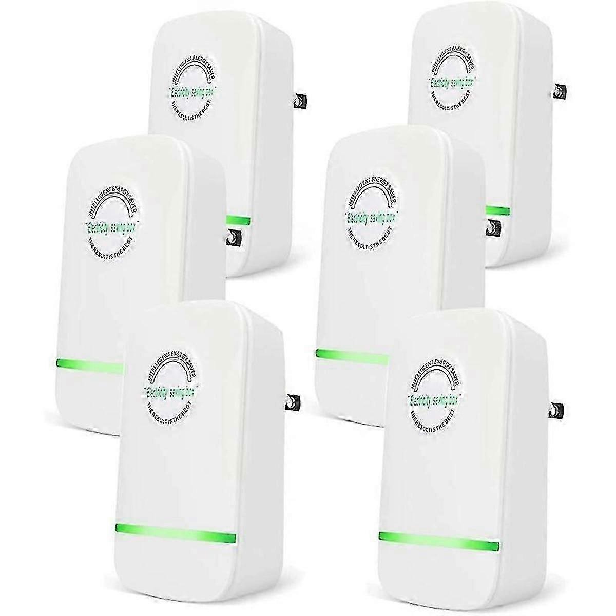 Power Saver Energy Saver Device, 6 Pack Smart Power Saver Pro EU Plug