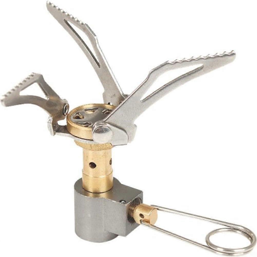 Mini Gas Burner For Camping Portable Outdoor Stove With Uniform Flame And Compact Size