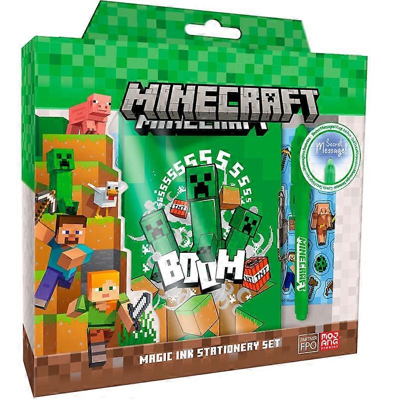 Minecraft Magic Pen Notebook with blank pages for drawing
