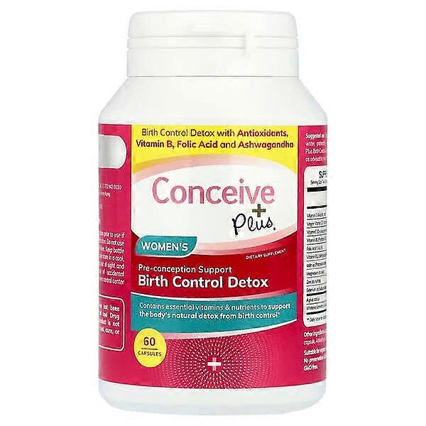 Conceive Plus, Women's Birth Control Detox, 60 Capsules