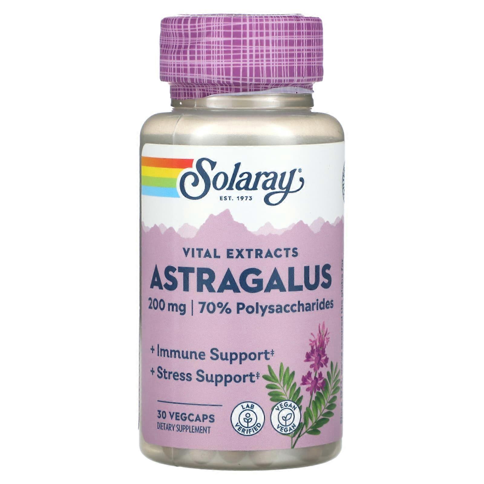 Solaray, Vital Extracts, Astragalus, 30 VegCaps