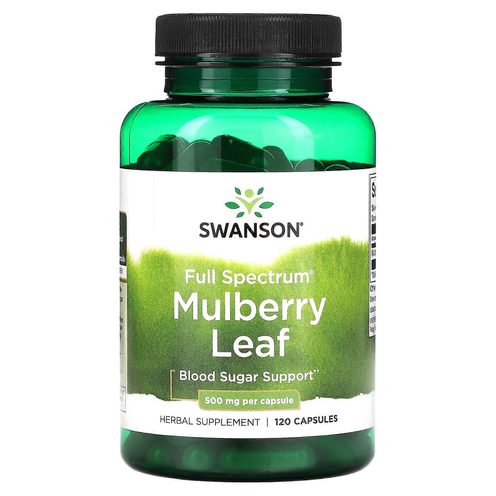 Mulberry Leaf, 500 mg, 120 Capsules