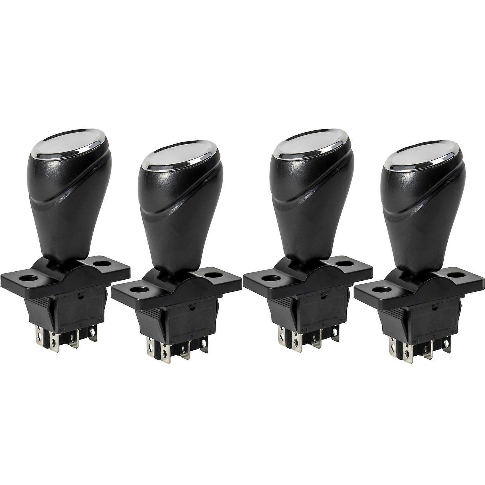 4Pcs Children'S Electric Car Joystick Toy Bumper Car Forward Reverse Switch on the Car Forward and Backward Switch (US)
