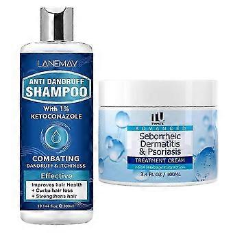 Anti-Dandruff Shampoo and Seborrheic Dermatitis Cream Set for Scalp Relief in the UK Climate