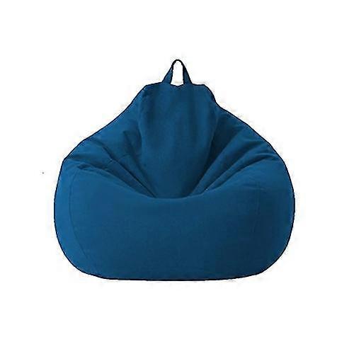 Only Cover,bean Bag Chair Cover Indoor Outdoor Beanbag Seat No Contain Filling, 100x120 Cm 25-26 Blue