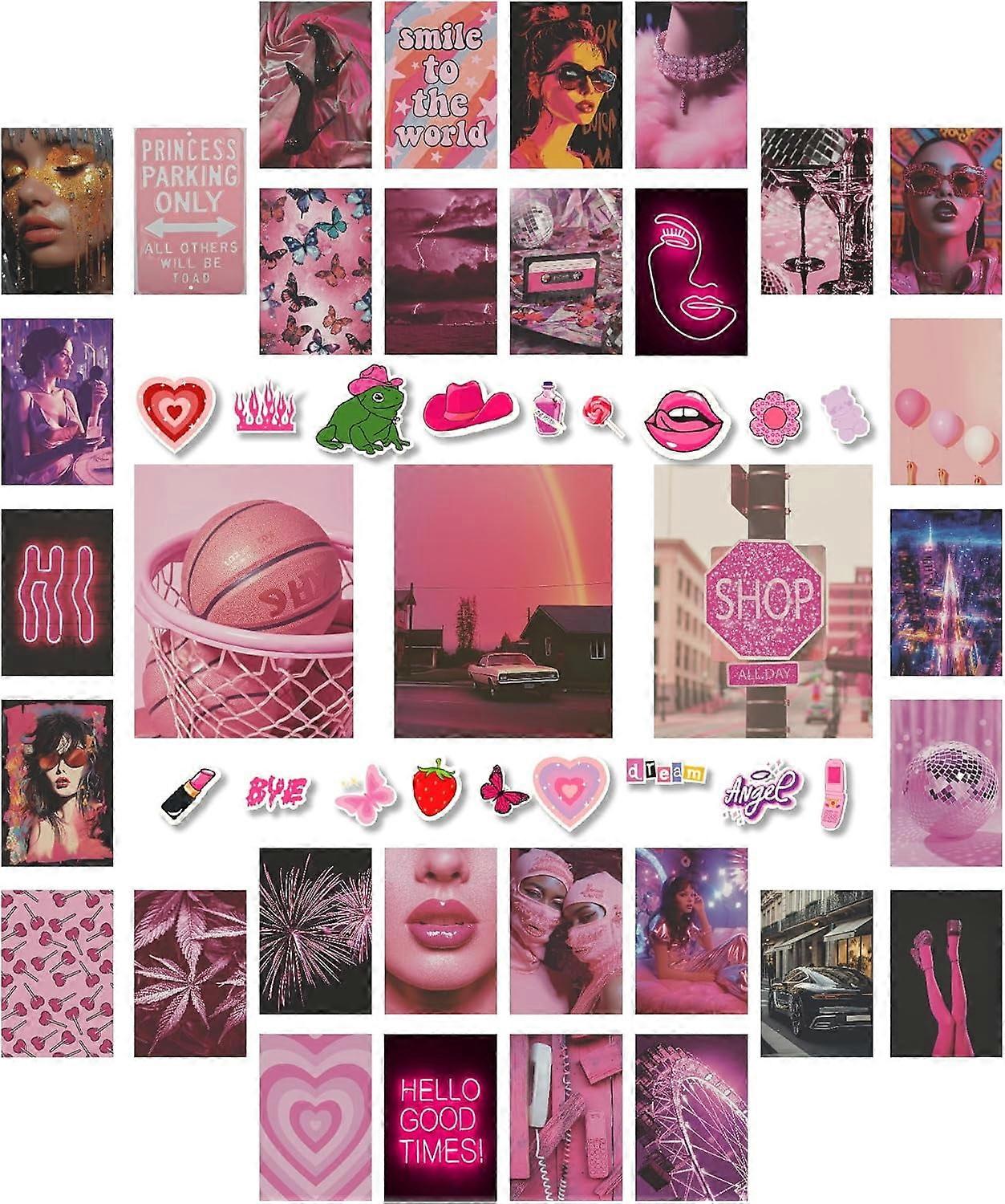 ASPORIC Colorful Eclectic Decor - Maximalist Wall Art Prints 8x10, Compatible with Gallery Display, Unframed Famous Artist Paintings for Bedroom