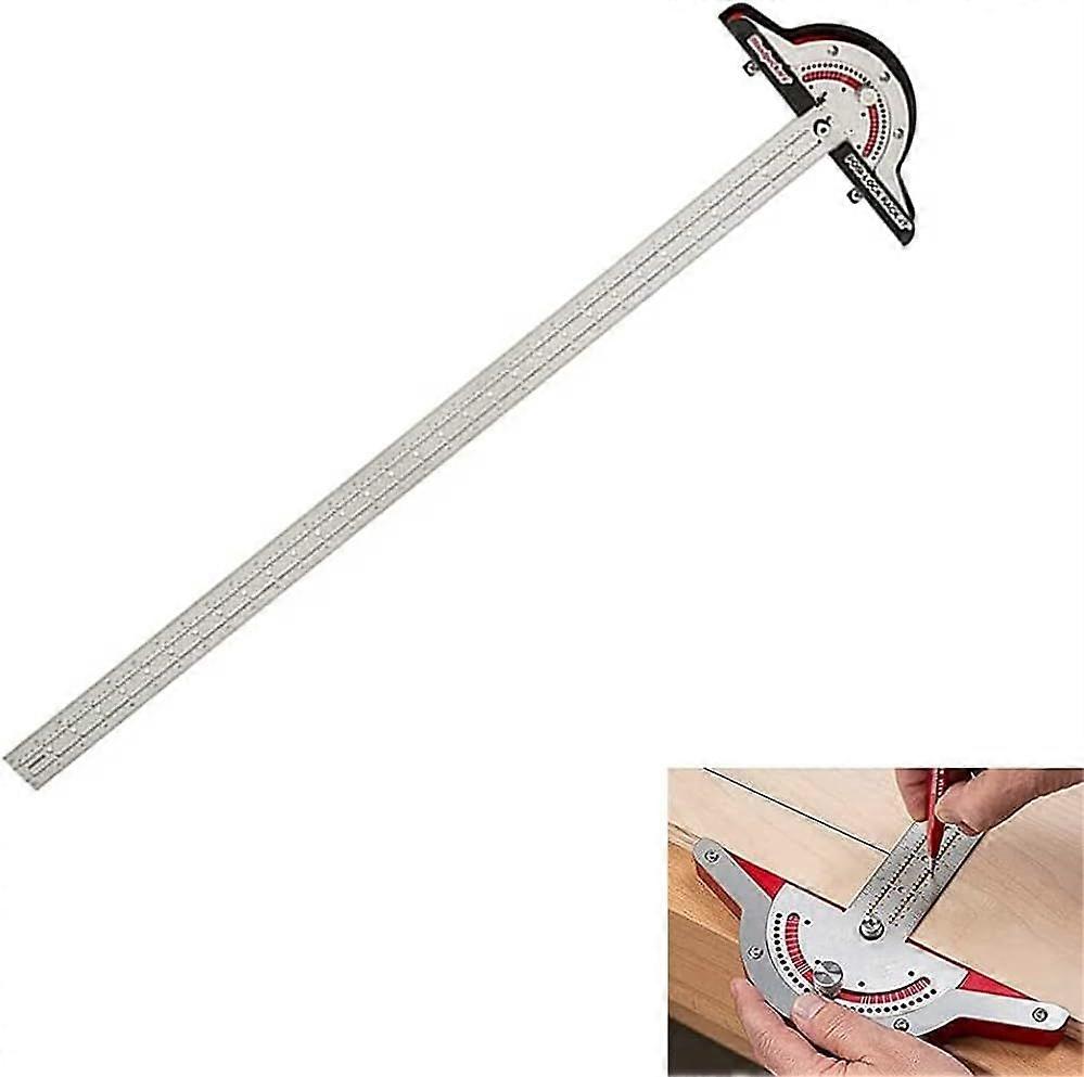 Carpenter's gauge square marker ruler