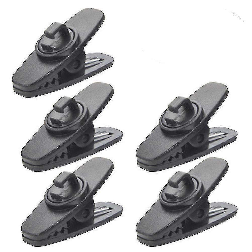 5pcs Portable Rotating Headphones with Spaghetti Headset Clamps