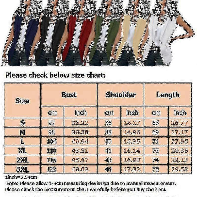 Dam Ärmlös Ytterkläder Casual Arbetskappa Kavaj Väst