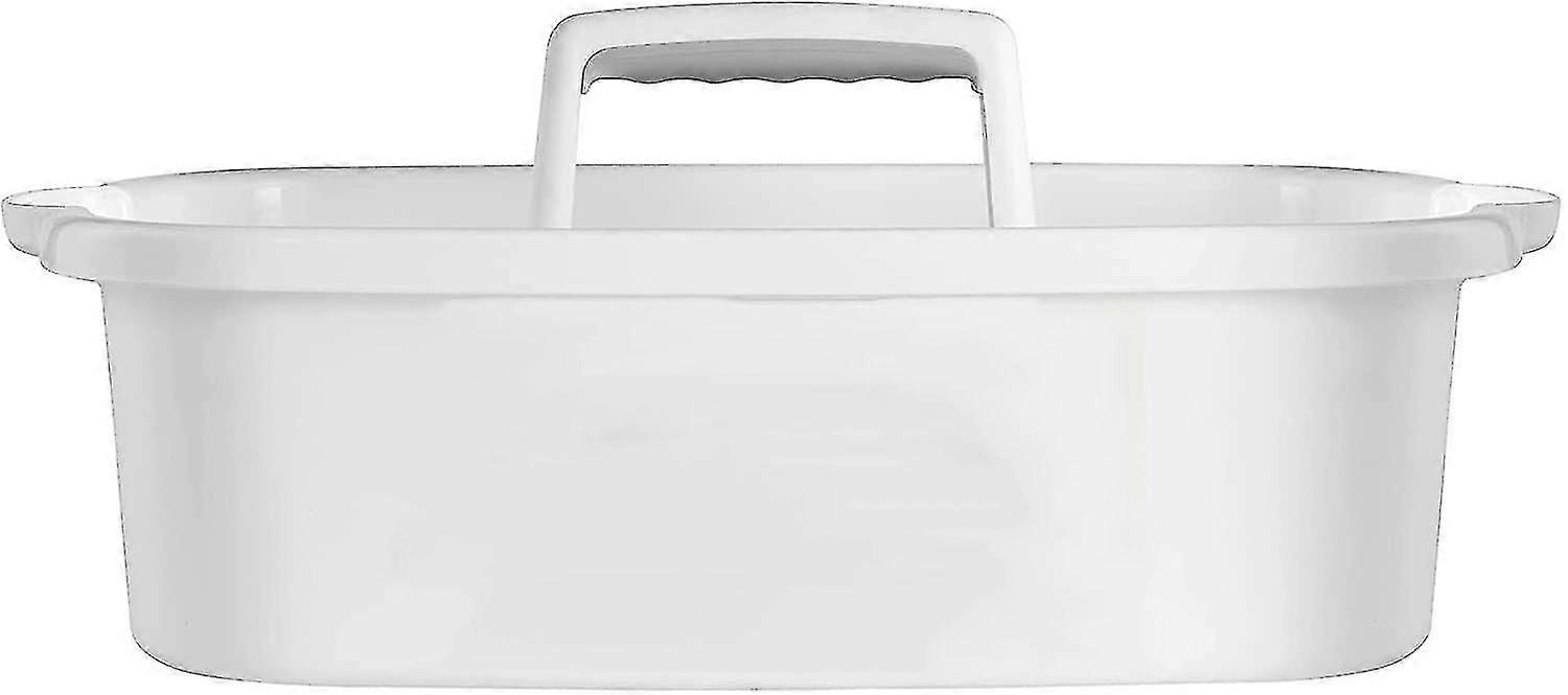 (White)Shower Caddy Organizer Easy To Clean No Drilling, Blue