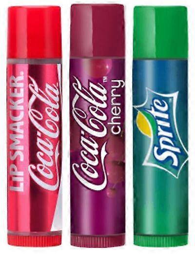 Lip Smacker Lip Balms - [Coca Cola Classic,Coca Cola Cherry,Sprite]
