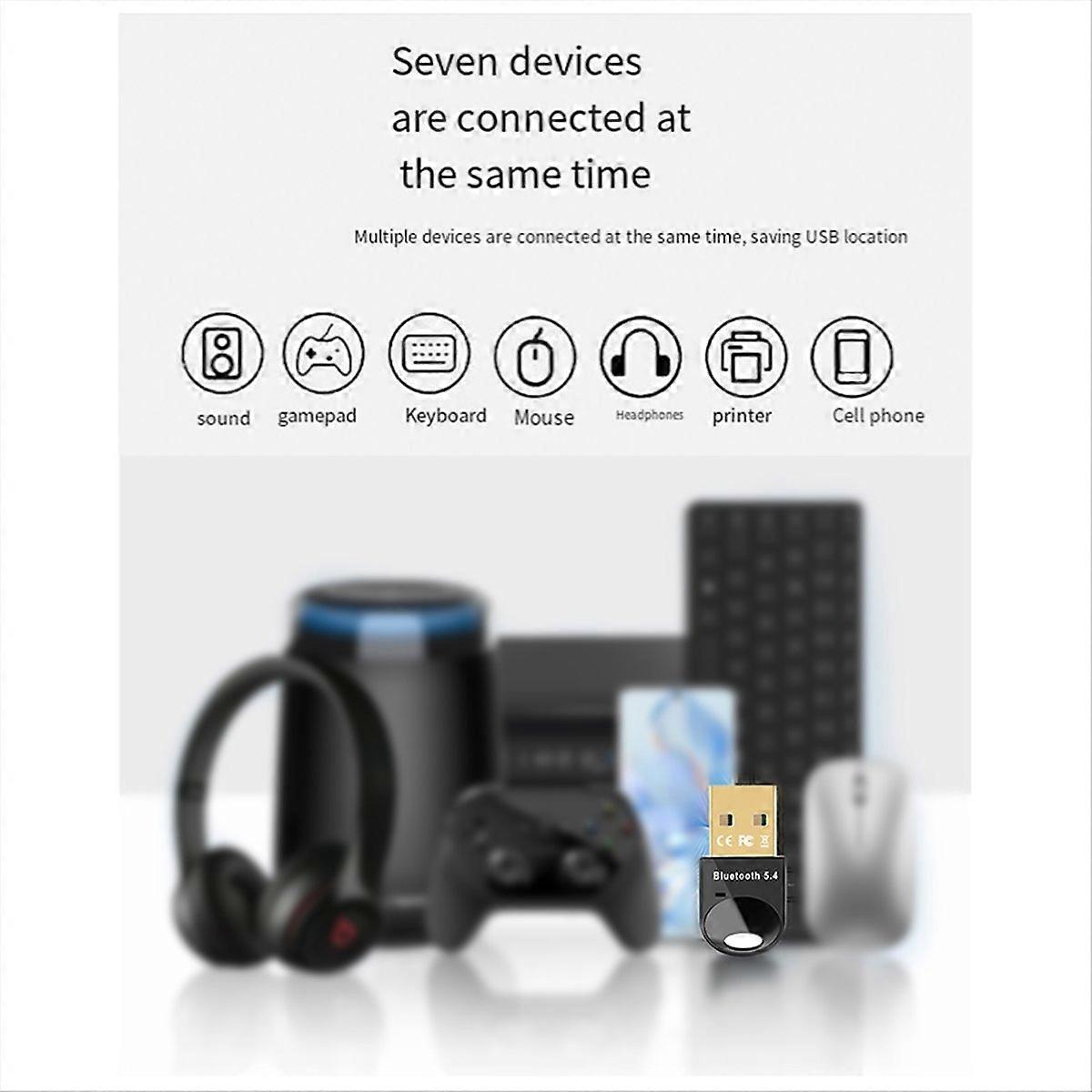 Wireless Bluetooth Adapter For Pc Bluetooth 5.4 USB A