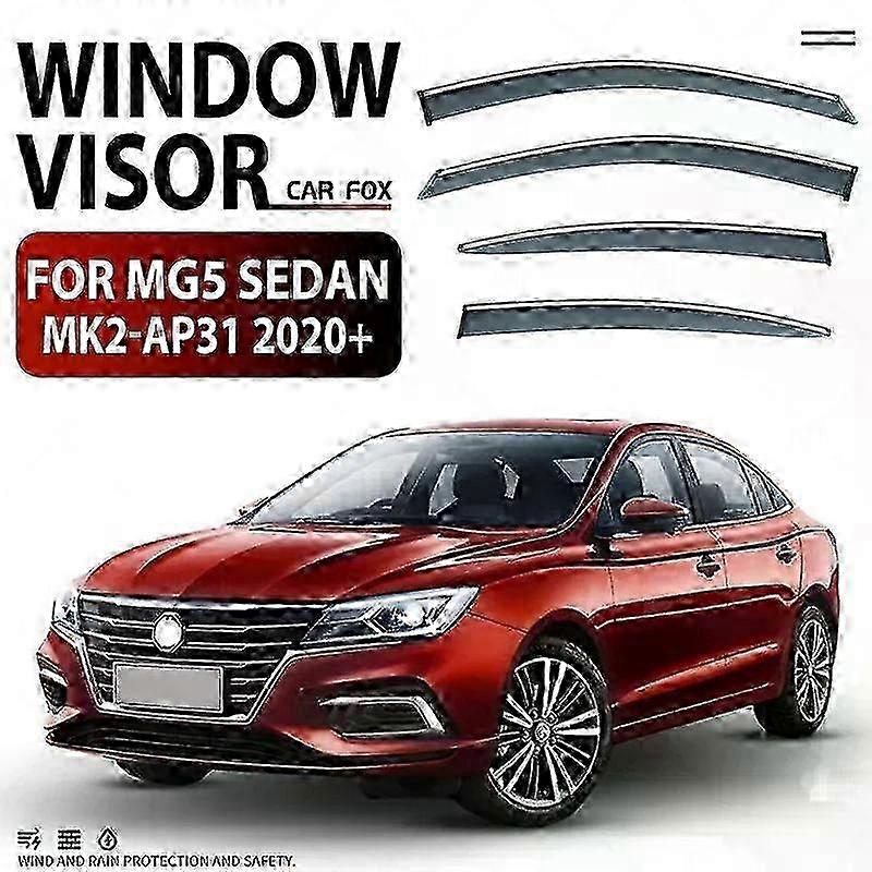 Fensterscheibe & Lüftungsblenden für MG5 MK2 AP31 2020+ Limousine - Regenabweiser & Windabweiser für den Wetterschutz