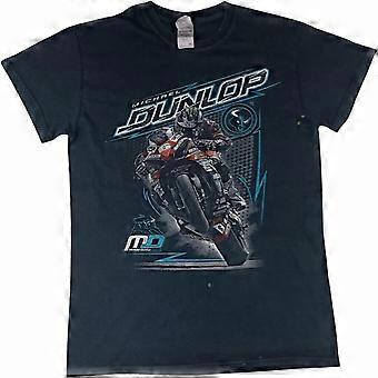 Michael Dunlop Hvit Gul Svart Rød Herre Klassisk T-skjorte 100 % Bomull Liten Svart Biker Graphic T-skjorte