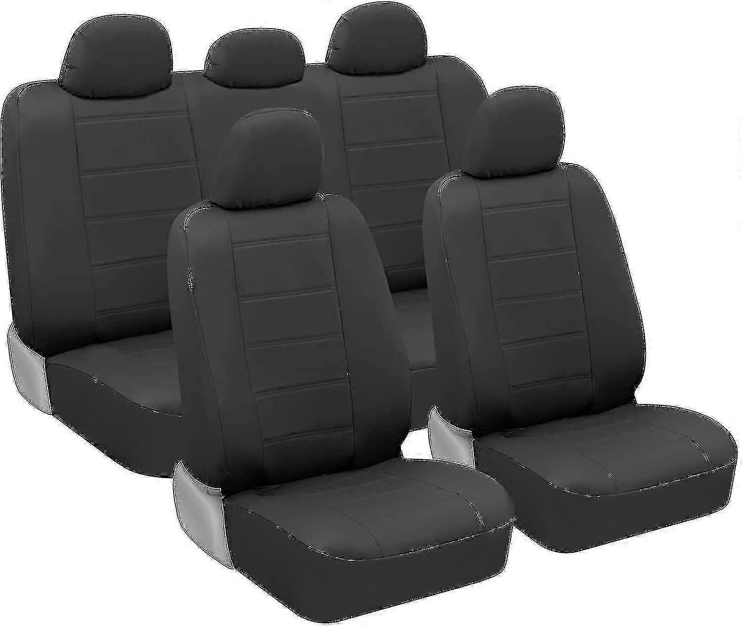 Complete beige leather seat covers for cars