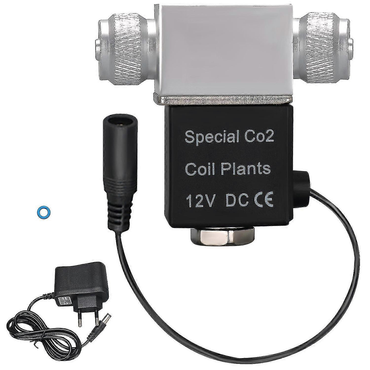 CO2 System Solenoid Valve - 12V DC for Aquarium with M10x1 Thread