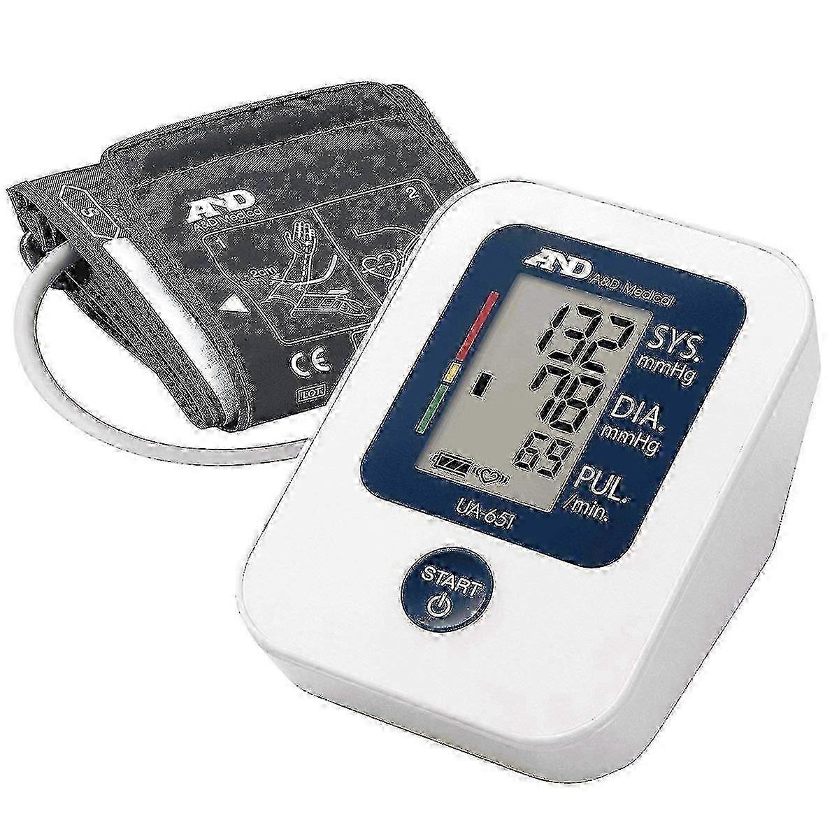 A&D UA651 Automatic Upper Arm Blood Pressure Monitor - Clinically Validated with IHB Detection & 30 Memory Slots_MM2